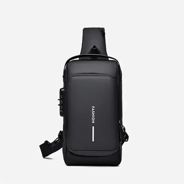 Men's Multifunction Anti-theft USB Shoulder Bag Man Crossbody Cross Body Travel Sling Chest Bags Pack Messenger Pack for Male