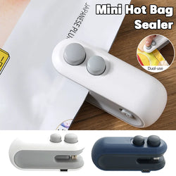 Electric Mini Heat Bag Sealing Machine Package Sealer Bags 2in1 Plastic Bag Sealing Machine Handheld Plastic Bag Heat Sealer